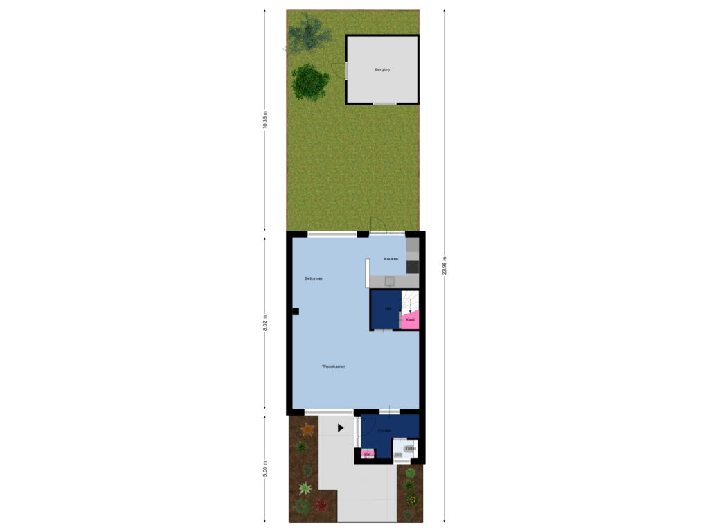 Bekijk plattegrond van Begane Grond_Tuin van Johan Wagenaarstraat 6