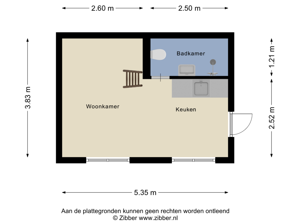 Bekijk plattegrond van Tuinhuis van Merelstraat 25