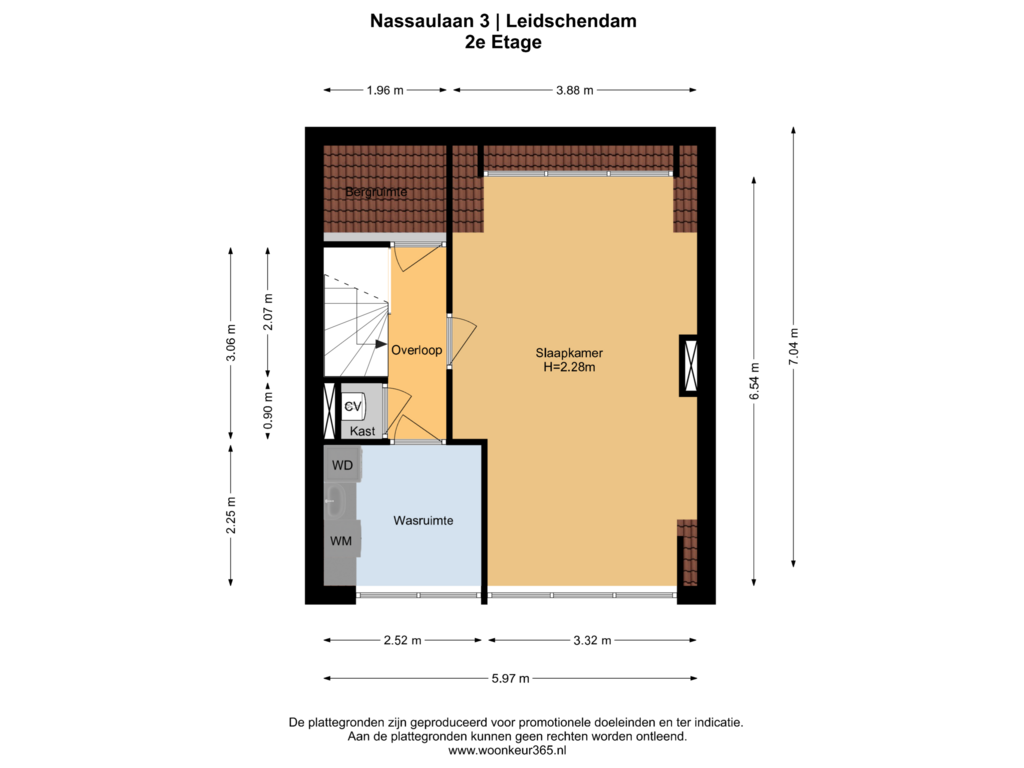 Bekijk plattegrond van 2e Etage van Nassaulaan 3