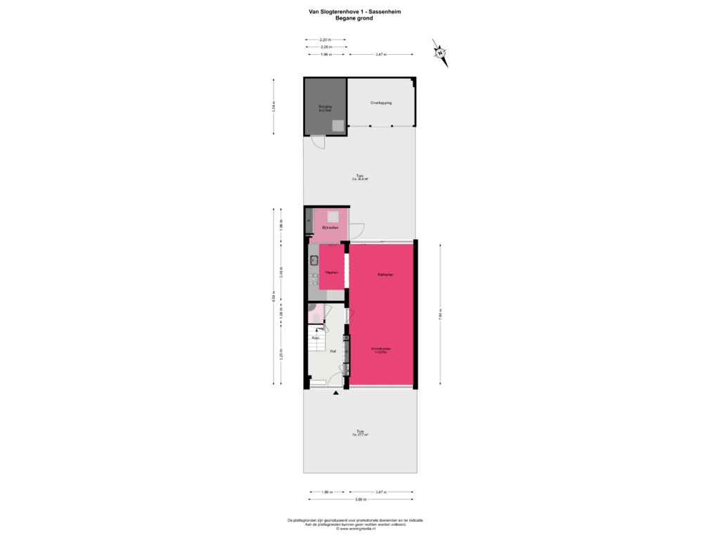 View floorplan of Begane_grond of van Slogterenhove 1