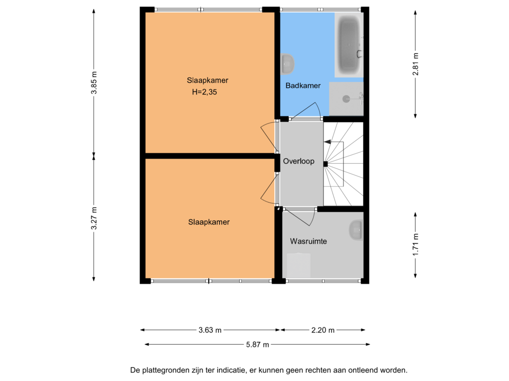 Bekijk plattegrond van Floor 1 van Markenland 112