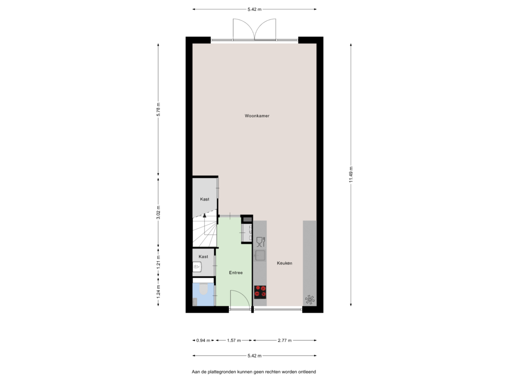 View floorplan of Begane grond of Cambara 21