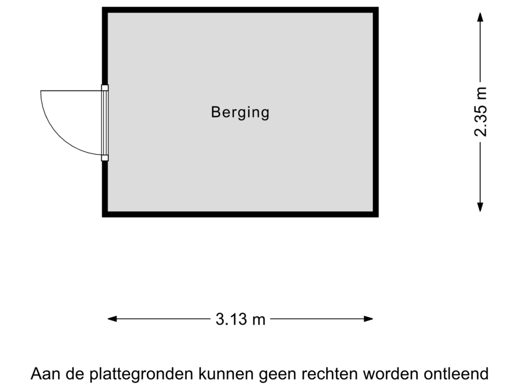 View floorplan of Berging of Cambara 21