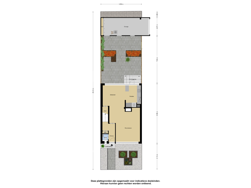 Bekijk plattegrond van Begane Grond _Tuin van Noorderkroon 36