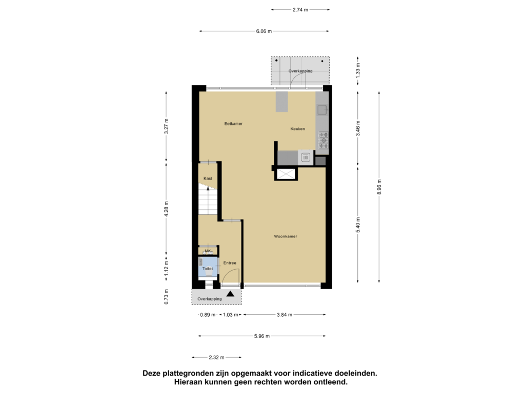 Bekijk plattegrond van Begane Grond van Noorderkroon 36