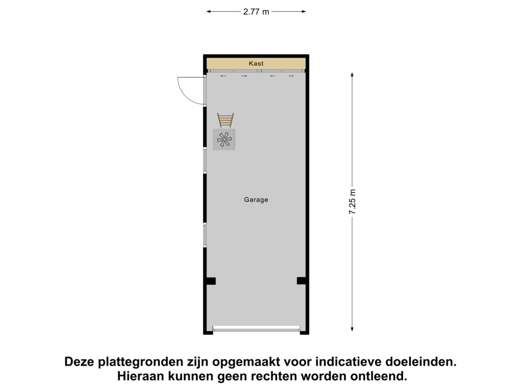 Bekijk plattegrond van Garage van Noorderkroon 36