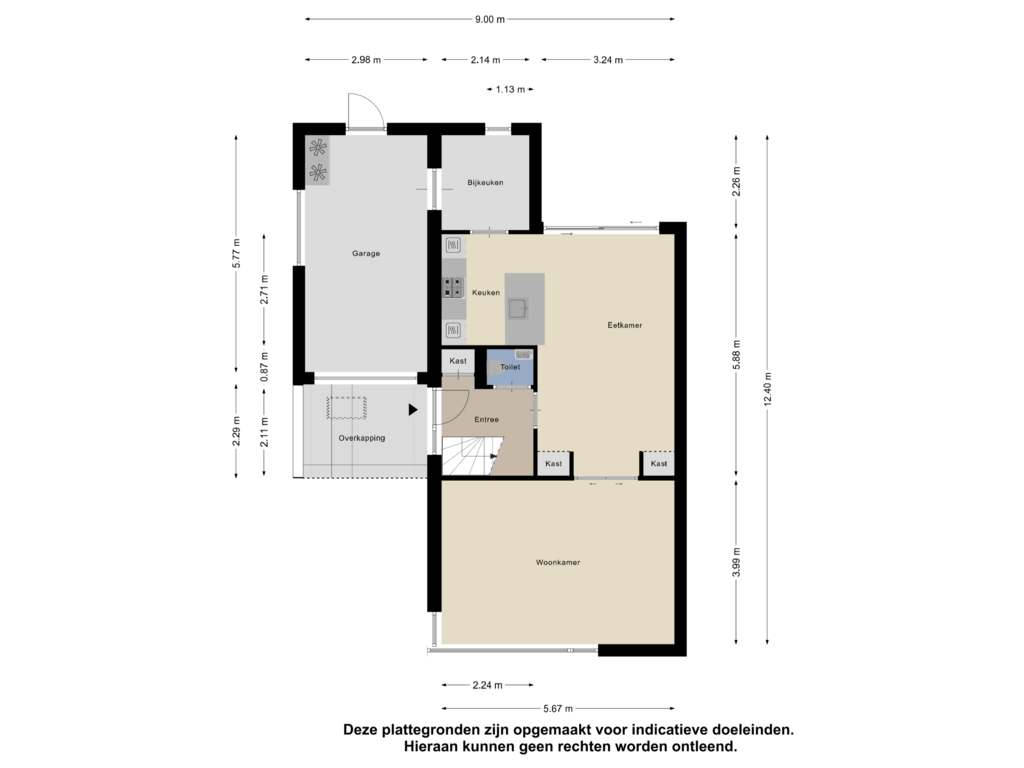 View floorplan of Begane Grond of Otello 34