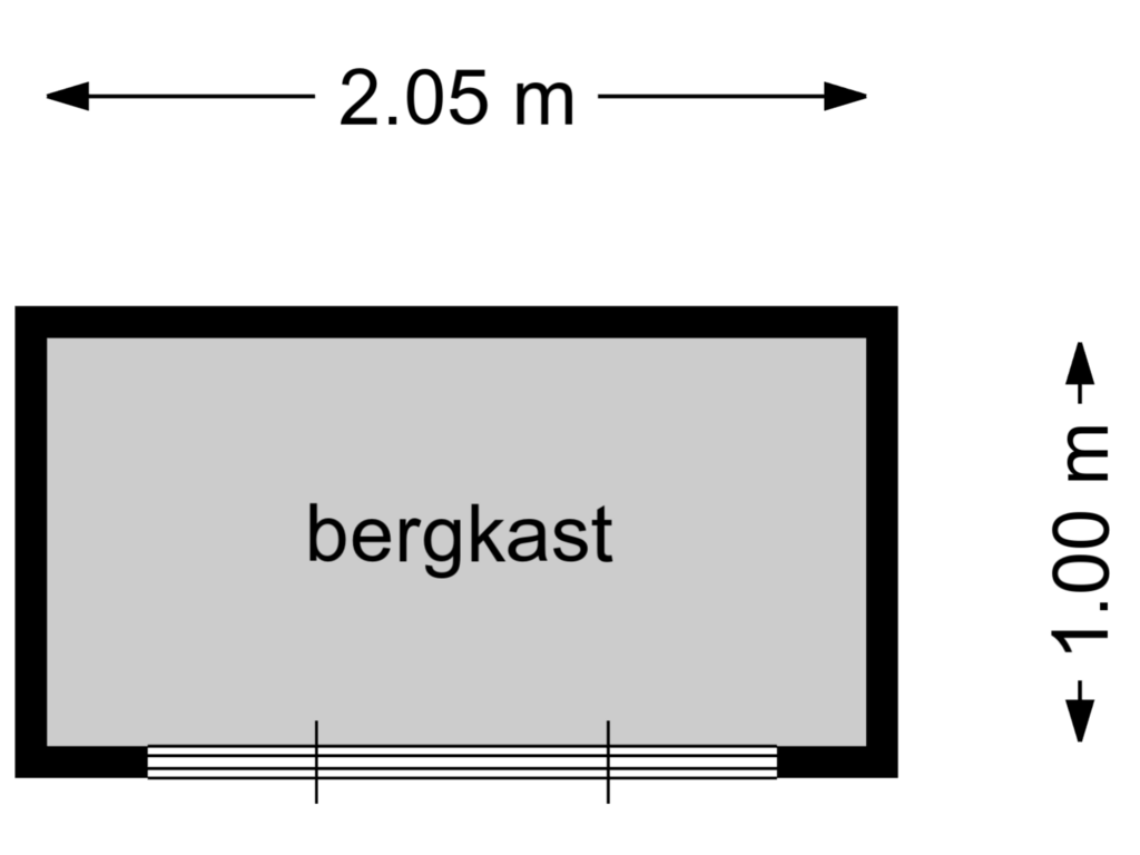 Bekijk plattegrond van berging van Magnoliastraat 44