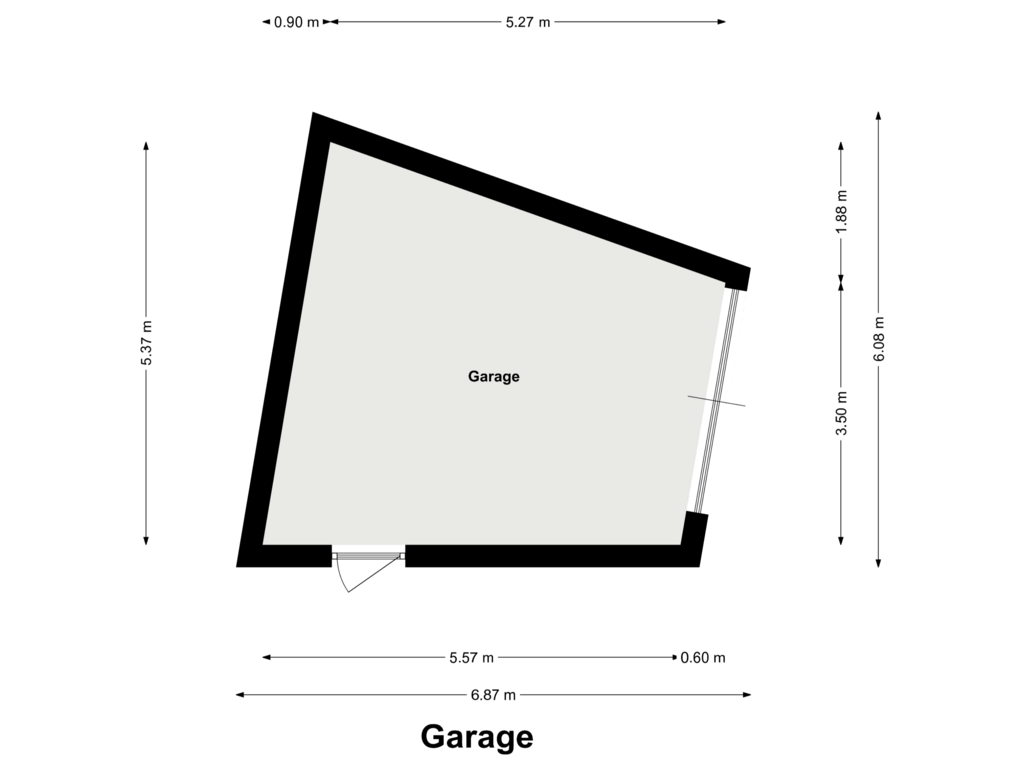 Bekijk plattegrond van Garage van Gebr. van Doornelaan 6