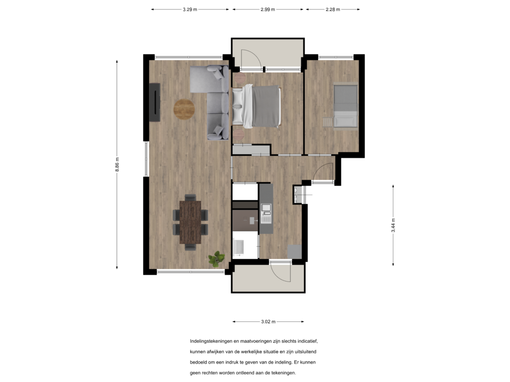 View floorplan of First floor of Lobeliastraat 43-B