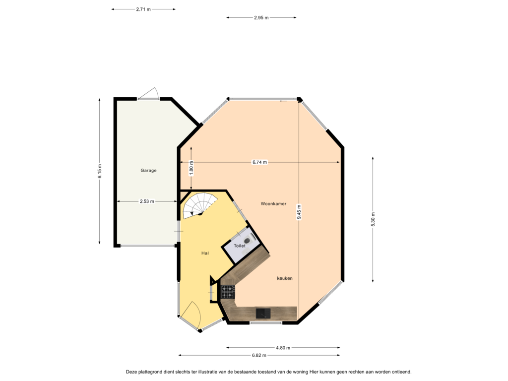 Bekijk plattegrond van begane grond van Herreveld 4