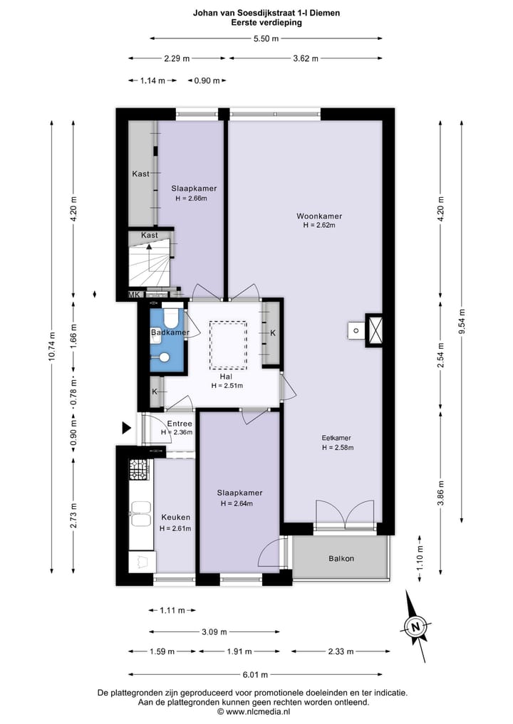 Foto 5 van Johan van Soesdijkstraat 1-I