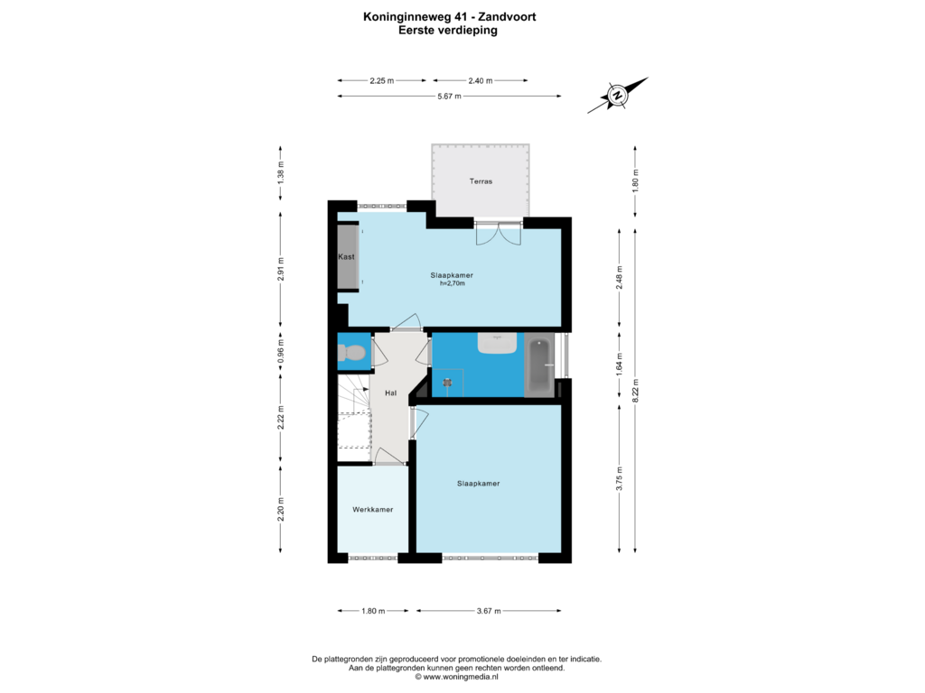 View floorplan of 1e_verd of Koninginneweg 41