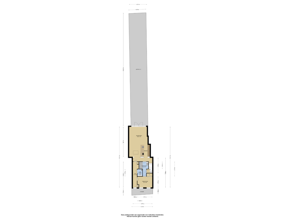 Bekijk plattegrond van Overzicht woning van Dorpsstraat 24