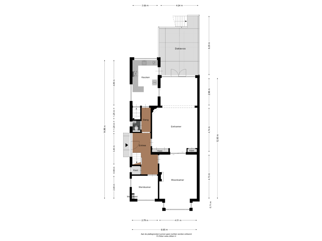 View floorplan of Begane Grond of Taalstraat 13