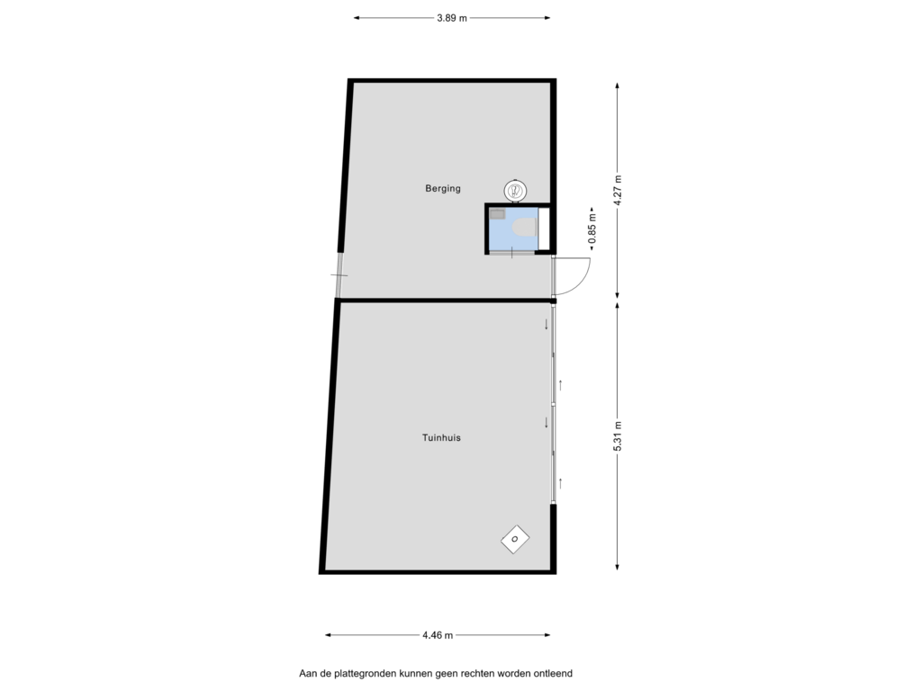 Bekijk plattegrond van Tuinhuis van Dirigenthof 1