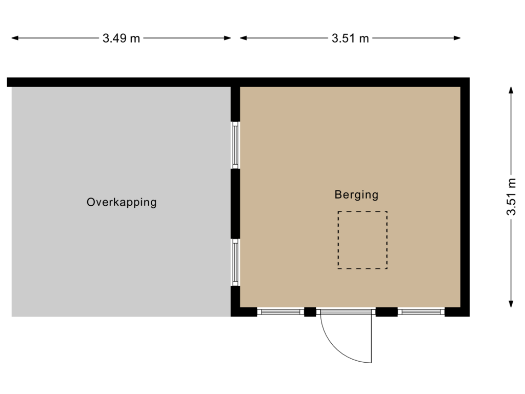 Bekijk plattegrond van Berging van Heemsteres 9