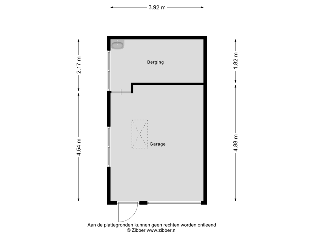 Bekijk plattegrond van Garage van Rondweg 39