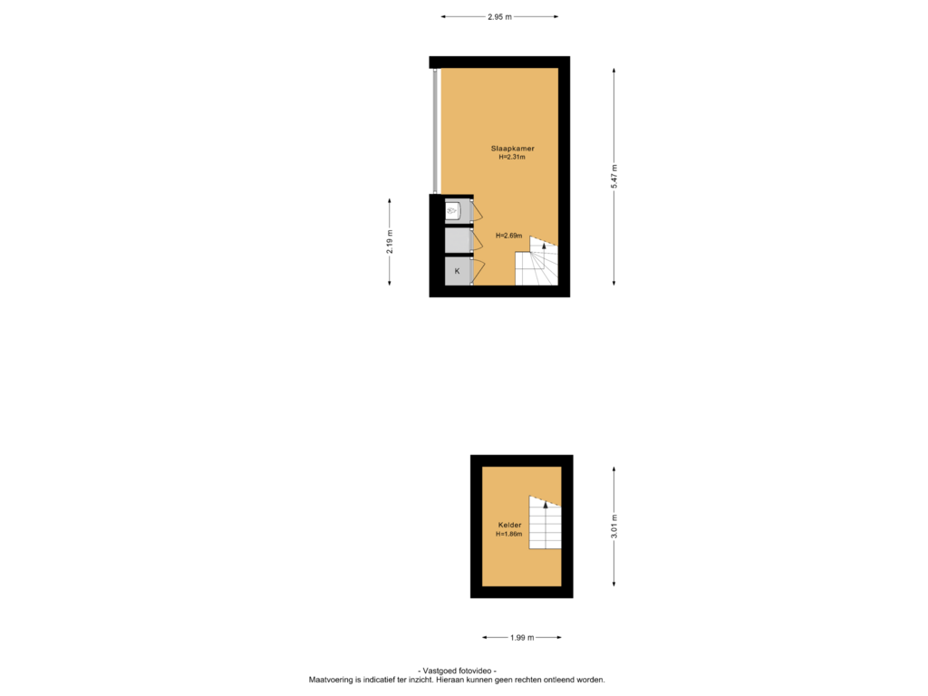 Bekijk plattegrond van Souterrain van Concordialaan 20