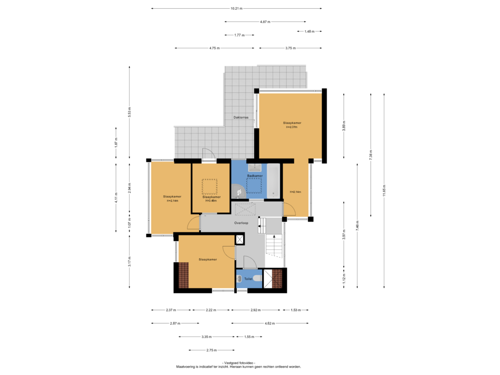 Bekijk plattegrond van 1e verdieping van Concordialaan 20