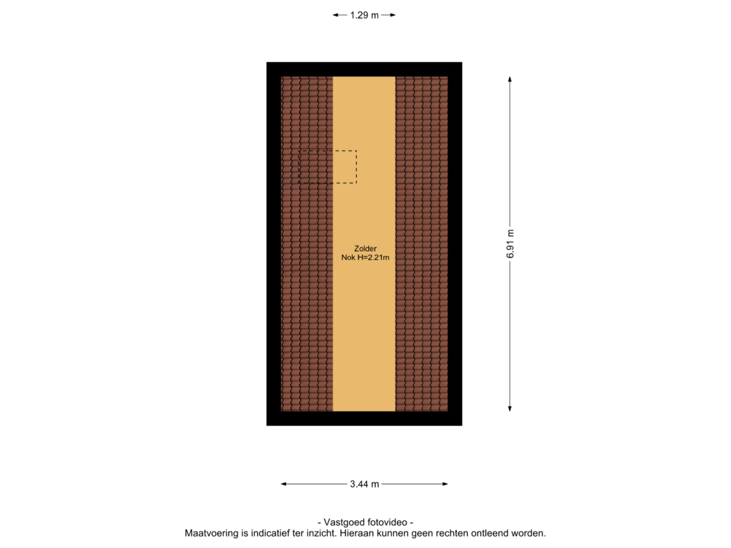 Bekijk plattegrond van Zolder Schuur van Concordialaan 20