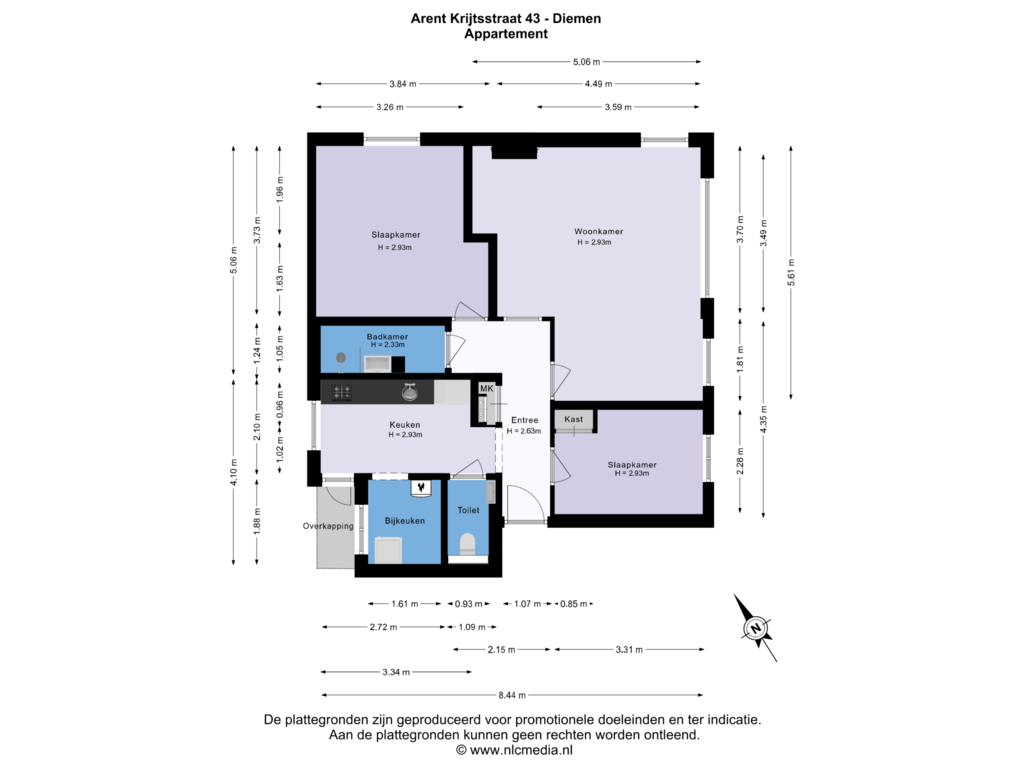 Bekijk plattegrond van Begane grond van Arent Krijtsstraat 43