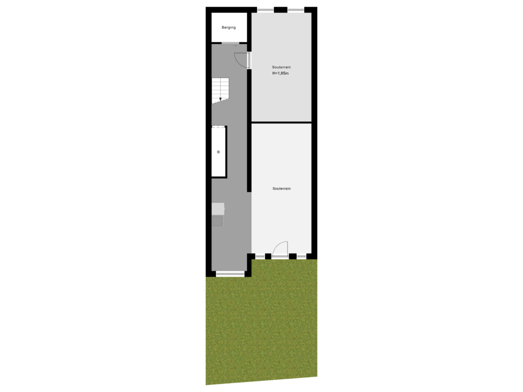 Bekijk plattegrond van Perceeloverzicht van Van den Hoonaardstraat 8