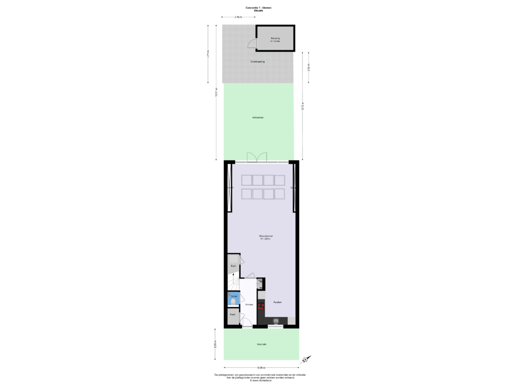 Bekijk plattegrond van Situatie van Concordia 7