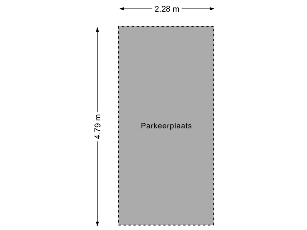 Bekijk plattegrond van Parkeerplaats van Duke Ellingtonstraat 77