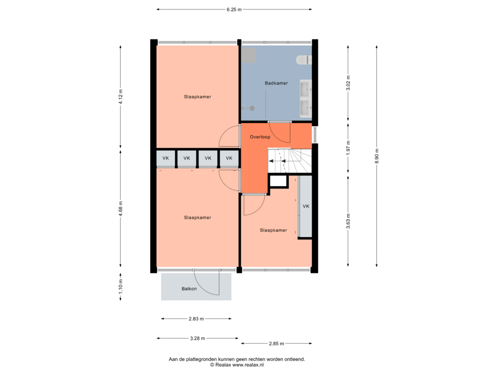 Bekijk plattegrond van Verdieping 1 van Rhaanbrink 41