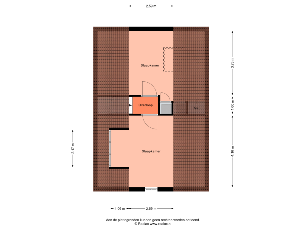 Bekijk plattegrond van Verdieping 2 van Rhaanbrink 41