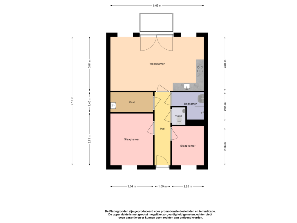 Bekijk plattegrond van First floor van Weltevreden 69