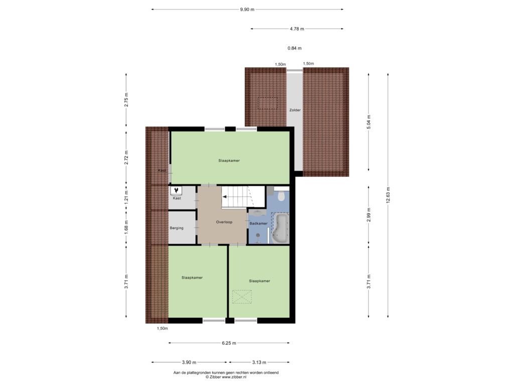 Bekijk plattegrond van Eerste Verdieping van Boxtelseweg 43