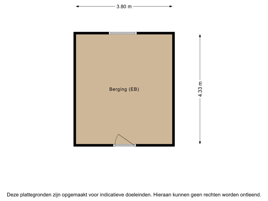 Bekijk plattegrond van Berging van De Dreef 33