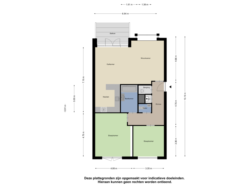 Bekijk plattegrond van Appartement van Malmö 78