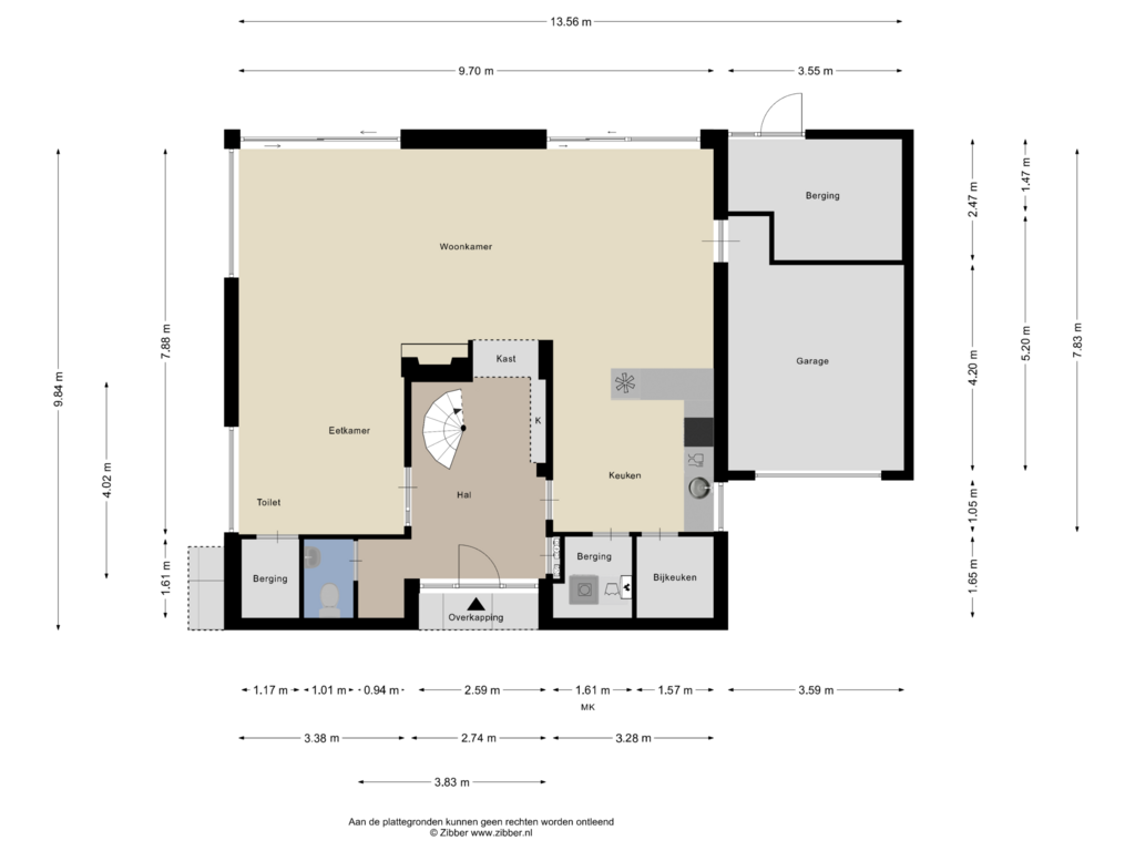 Bekijk plattegrond van Begane Grond van Westzoom 3