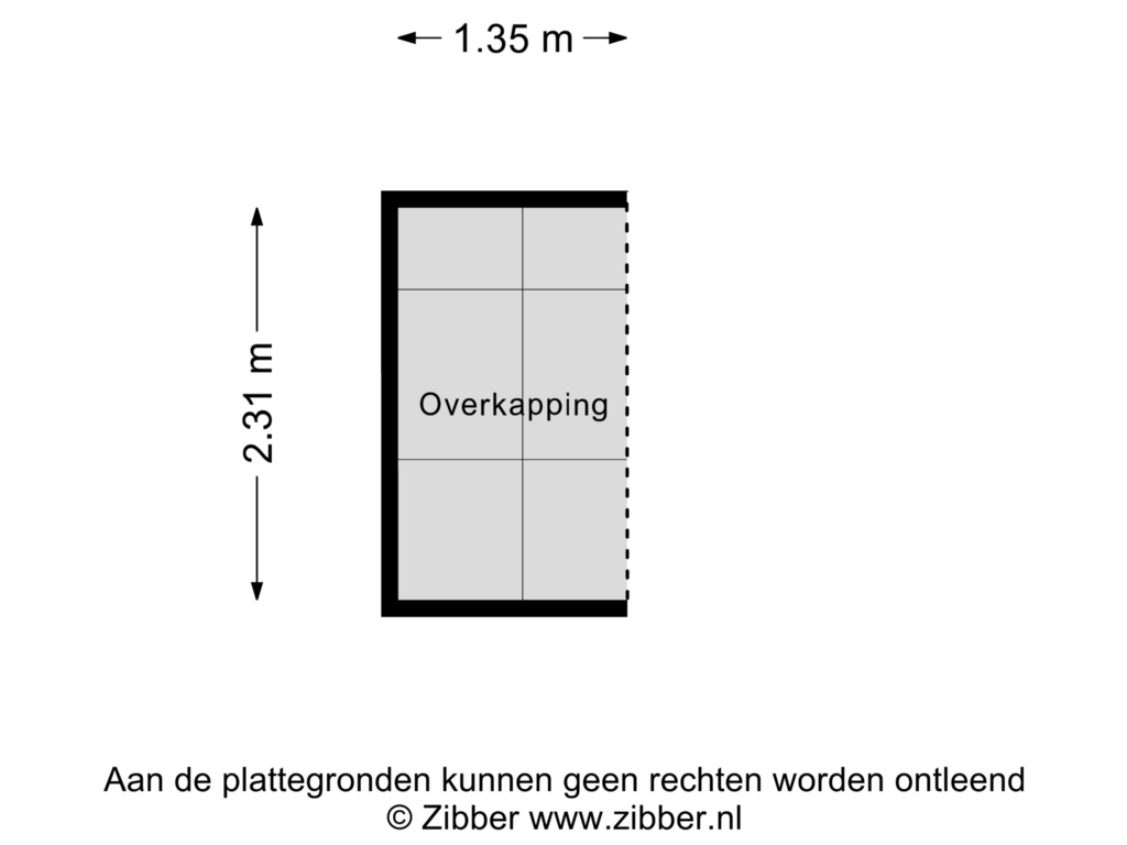 Bekijk plattegrond van Overkapping van Westzoom 3