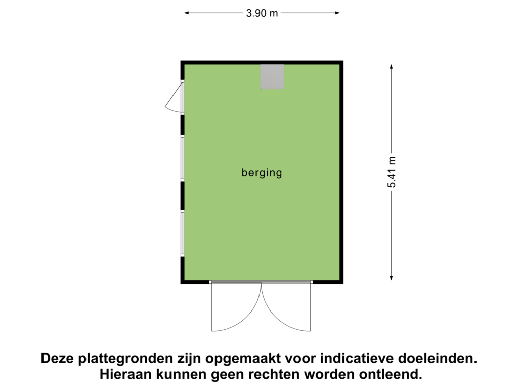 Bekijk plattegrond van Berging van De Jister 23