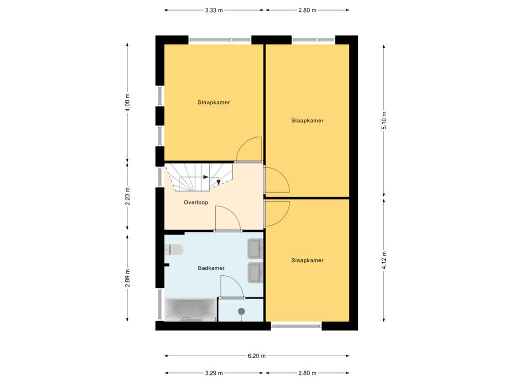 Bekijk plattegrond van 1e Verdieping van Erve Aarnink 8