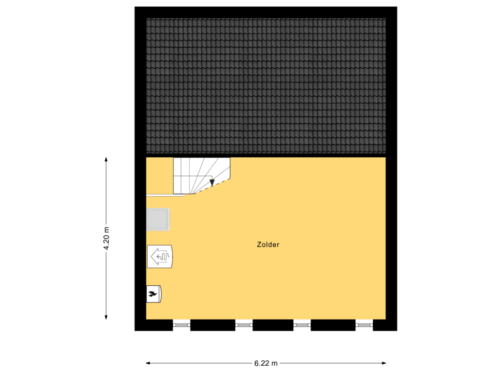 Bekijk plattegrond van 2e Verdieping van Erve Aarnink 8