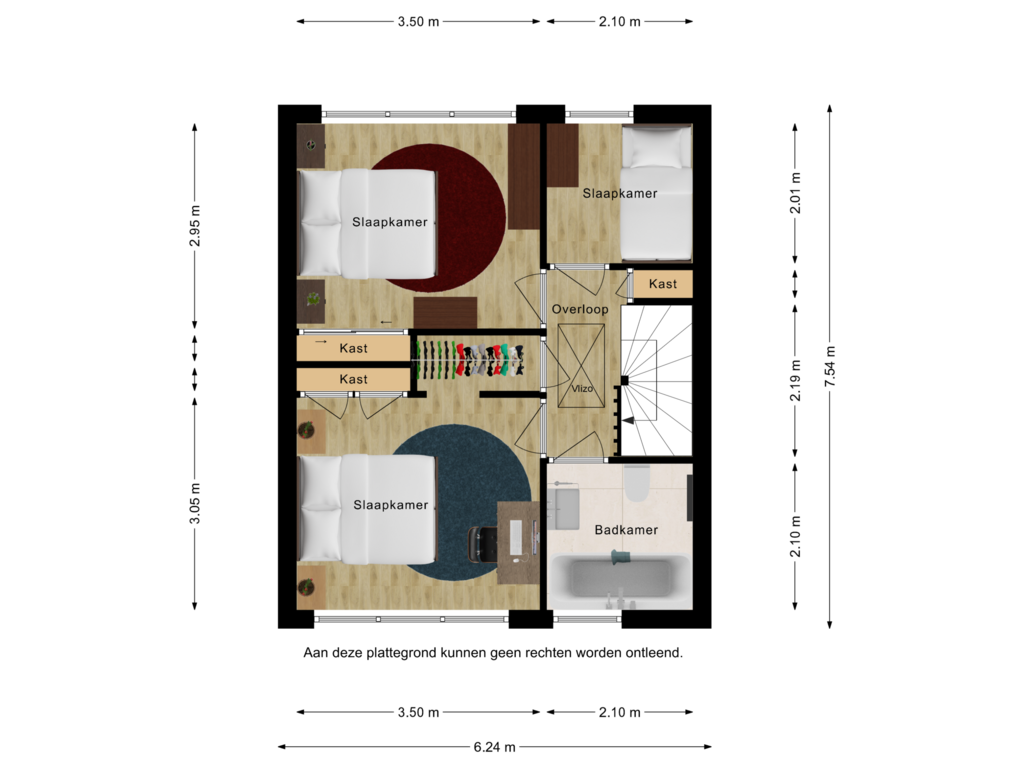 View floorplan of 1eV Dijckmeesterstraat 5 of Dijckmeesterstraat 5