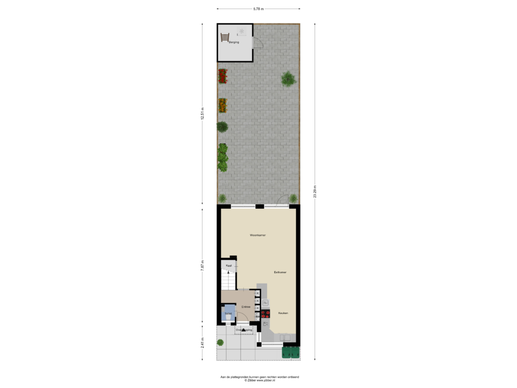 Bekijk plattegrond van Begane Grond - Tuin van Florijnstraat 5