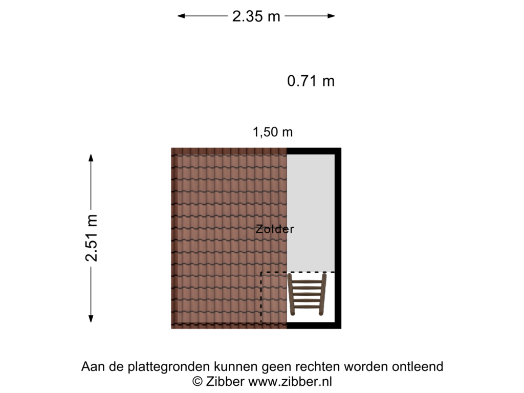 Bekijk plattegrond van Zolder van Florijnstraat 5