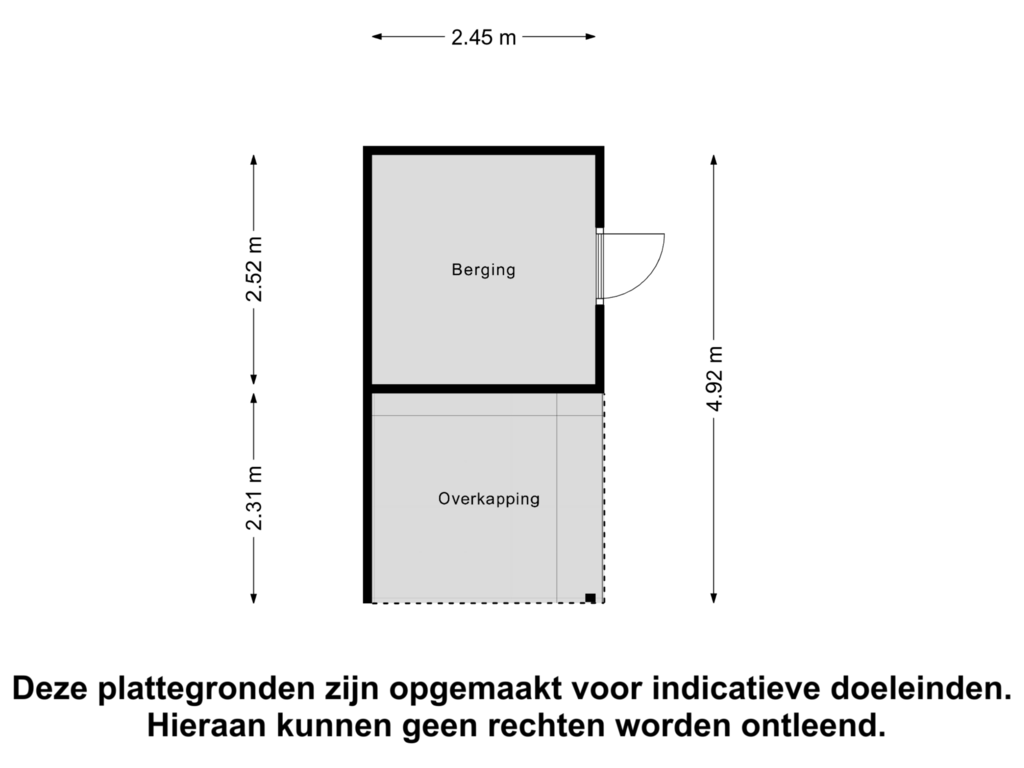 Bekijk plattegrond van Berging van Lijnland 5