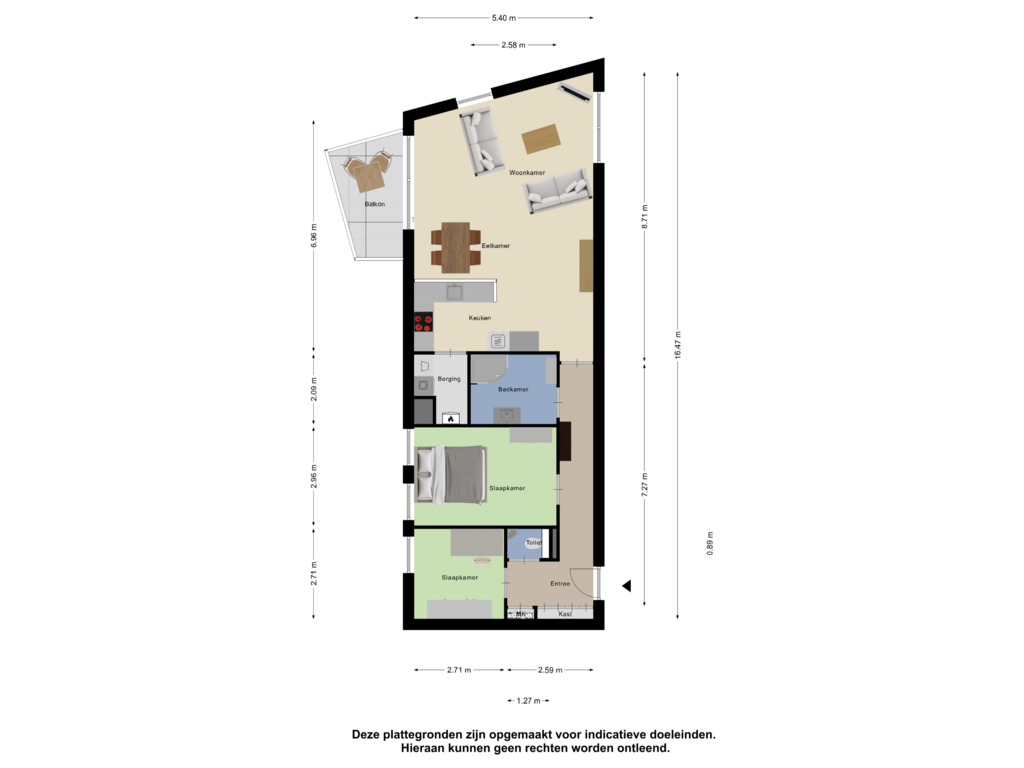 Bekijk plattegrond van Appartement van Kruisberg 181