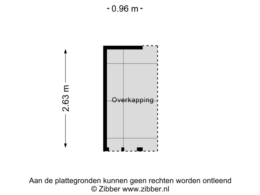 Bekijk plattegrond van Overkapping van Driebladhof 15