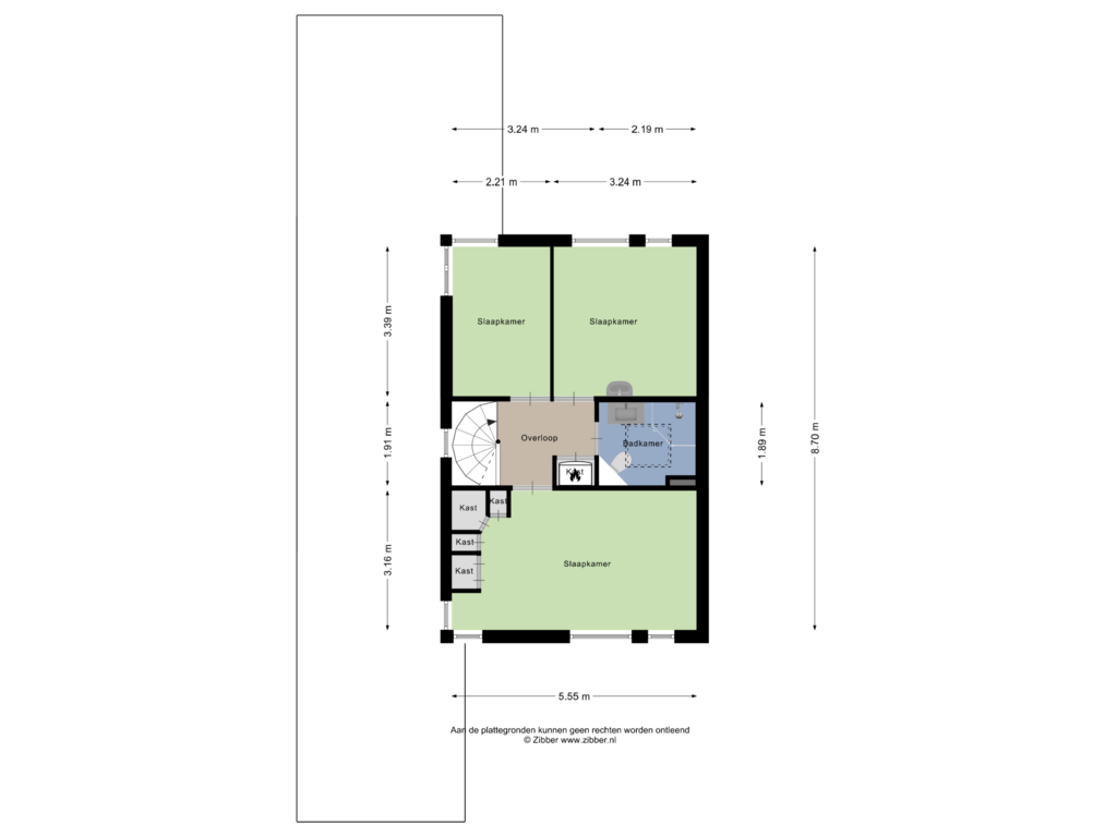 Bekijk plattegrond van Eerste Verdieping van Brabantring 25