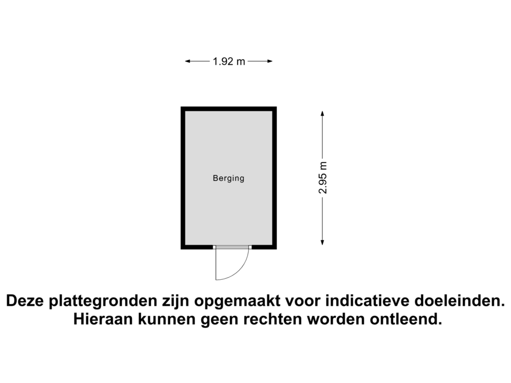 Bekijk plattegrond van Berging van Karel Doormanstraat 57