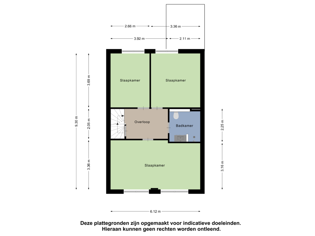 Bekijk plattegrond van Eerste verdieping van IJselstraat 73