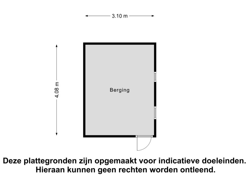 Bekijk plattegrond van Berging van IJselstraat 73